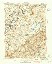 Philipsburg Pennsylvania Historical topographic map, 1:62500 scale, 15 X 15 Minute, Year 1939