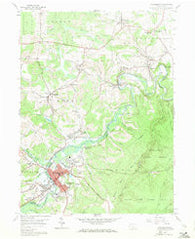 Philipsburg Pennsylvania Historical topographic map, 1:24000 scale, 7.5 X 7.5 Minute, Year 1959