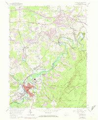 Philipsburg Pennsylvania Historical topographic map, 1:24000 scale, 7.5 X 7.5 Minute, Year 1959