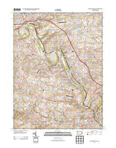 Phoenixville Pennsylvania Historical topographic map, 1:24000 scale, 7.5 X 7.5 Minute, Year 2013