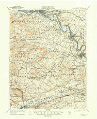 Phoenixville Pennsylvania Historical topographic map, 1:62500 scale, 15 X 15 Minute, Year 1906