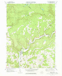 Picture Rocks Pennsylvania Historical topographic map, 1:24000 scale, 7.5 X 7.5 Minute, Year 1970