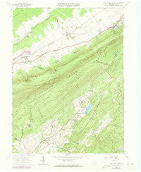 Pine Grove Mills Pennsylvania Historical topographic map, 1:24000 scale, 7.5 X 7.5 Minute, Year 1963
