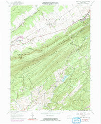 Pine Grove Mills Pennsylvania Historical topographic map, 1:24000 scale, 7.5 X 7.5 Minute, Year 1963