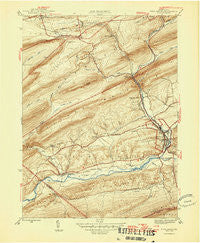 Pine Grove Pennsylvania Historical topographic map, 1:31680 scale, 7.5 X 7.5 Minute, Year 1946