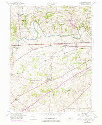 Plainfield Pennsylvania Historical topographic map, 1:24000 scale, 7.5 X 7.5 Minute, Year 1952