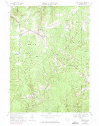 Pleasantville Pennsylvania Historical topographic map, 1:24000 scale, 7.5 X 7.5 Minute, Year 1967