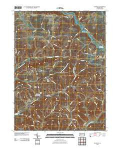 Plumville Pennsylvania Historical topographic map, 1:24000 scale, 7.5 X 7.5 Minute, Year 2010
