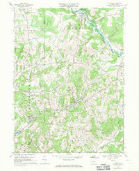 Plumville Pennsylvania Historical topographic map, 1:24000 scale, 7.5 X 7.5 Minute, Year 1968