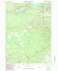 Pocono Pines Pennsylvania Historical topographic map, 1:24000 scale, 7.5 X 7.5 Minute, Year 1966