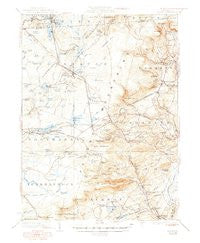 Pocono Pennsylvania Historical topographic map, 1:62500 scale, 15 X 15 Minute, Year 1923