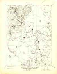 Pocono Pennsylvania Historical topographic map, 1:62500 scale, 15 X 15 Minute, Year 1919