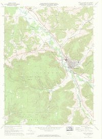 Port Allegany Pennsylvania Historical topographic map, 1:24000 scale, 7.5 X 7.5 Minute, Year 1969