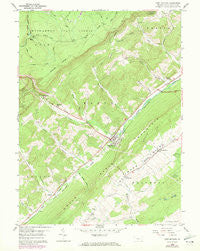 Port Matilda Pennsylvania Historical topographic map, 1:24000 scale, 7.5 X 7.5 Minute, Year 1959