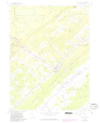Port Matilda Pennsylvania Historical topographic map, 1:24000 scale, 7.5 X 7.5 Minute, Year 1959