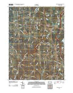 Portersville Pennsylvania Historical topographic map, 1:24000 scale, 7.5 X 7.5 Minute, Year 2010