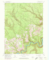 Pottersdale Pennsylvania Historical topographic map, 1:24000 scale, 7.5 X 7.5 Minute, Year 1959