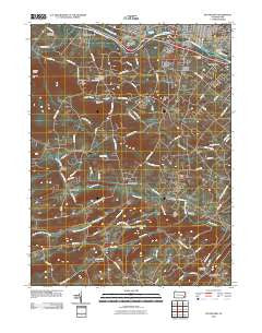 Pottstown Pennsylvania Historical topographic map, 1:24000 scale, 7.5 X 7.5 Minute, Year 2010