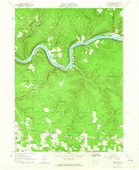 President Pennsylvania Historical topographic map, 1:24000 scale, 7.5 X 7.5 Minute, Year 1963