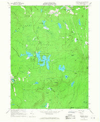 Promised Land Pennsylvania Historical topographic map, 1:24000 scale, 7.5 X 7.5 Minute, Year 1966