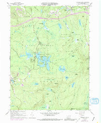 Promised Land Pennsylvania Historical topographic map, 1:24000 scale, 7.5 X 7.5 Minute, Year 1966