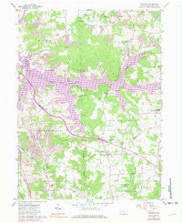 Prospect Pennsylvania Historical topographic map, 1:24000 scale, 7.5 X 7.5 Minute, Year 1961