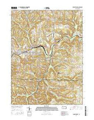 Punxsutawney Pennsylvania Current topographic map, 1:24000 scale, 7.5 X 7.5 Minute, Year 2016