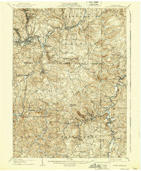 Punxsutawney Pennsylvania Historical topographic map, 1:62500 scale, 15 X 15 Minute, Year 1906