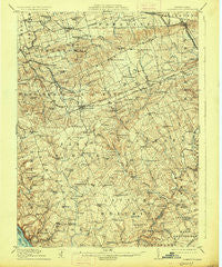 Quarryville Pennsylvania Historical topographic map, 1:62500 scale, 15 X 15 Minute, Year 1912
