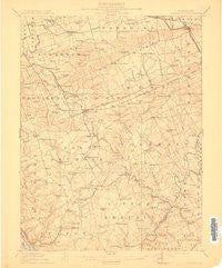Quarryville Pennsylvania Historical topographic map, 1:62500 scale, 15 X 15 Minute, Year 1912