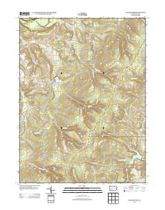 Rachelwood Pennsylvania Historical topographic map, 1:24000 scale, 7.5 X 7.5 Minute, Year 2013