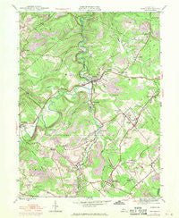 Ramey Pennsylvania Historical topographic map, 1:24000 scale, 7.5 X 7.5 Minute, Year 1945