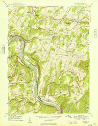 Ransom Pennsylvania Historical topographic map, 1:24000 scale, 7.5 X 7.5 Minute, Year 1949