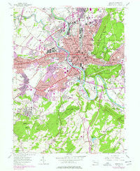 Reading Pennsylvania Historical topographic map, 1:24000 scale, 7.5 X 7.5 Minute, Year 1956