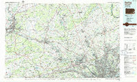 Reading Pennsylvania Historical topographic map, 1:100000 scale, 30 X 60 Minute, Year 1984