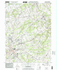 Red Lion Pennsylvania Historical topographic map, 1:24000 scale, 7.5 X 7.5 Minute, Year 1999