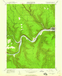 Renovo West Pennsylvania Historical topographic map, 1:24000 scale, 7.5 X 7.5 Minute, Year 1946