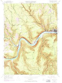 Renovo West Pennsylvania Historical topographic map, 1:24000 scale, 7.5 X 7.5 Minute, Year 1946