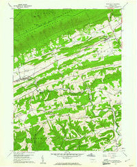 Richfield Pennsylvania Historical topographic map, 1:24000 scale, 7.5 X 7.5 Minute, Year 1959
