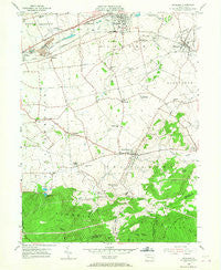 Richland Pennsylvania Historical topographic map, 1:24000 scale, 7.5 X 7.5 Minute, Year 1955