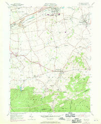 Richland Pennsylvania Historical topographic map, 1:24000 scale, 7.5 X 7.5 Minute, Year 1955