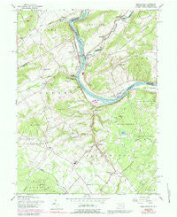 Riegelsville Pennsylvania Historical topographic map, 1:24000 scale, 7.5 X 7.5 Minute, Year 1956