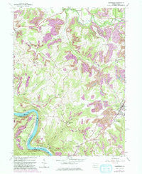 Rimersburg Pennsylvania Historical topographic map, 1:24000 scale, 7.5 X 7.5 Minute, Year 1963