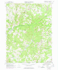 Rochester Mills Pennsylvania Historical topographic map, 1:24000 scale, 7.5 X 7.5 Minute, Year 1968