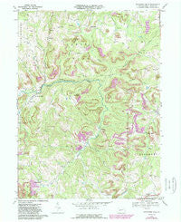 Rochester Mills Pennsylvania Historical topographic map, 1:24000 scale, 7.5 X 7.5 Minute, Year 1968