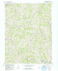 Rogersville Pennsylvania Historical topographic map, 1:24000 scale, 7.5 X 7.5 Minute, Year 1964
