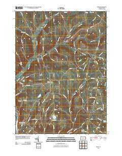 Rome Pennsylvania Historical topographic map, 1:24000 scale, 7.5 X 7.5 Minute, Year 2010