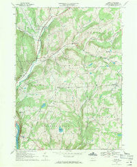 Rome Pennsylvania Historical topographic map, 1:24000 scale, 7.5 X 7.5 Minute, Year 1967