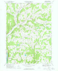 Rome Pennsylvania Historical topographic map, 1:24000 scale, 7.5 X 7.5 Minute, Year 1967