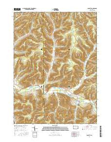 Roulette Pennsylvania Current topographic map, 1:24000 scale, 7.5 X 7.5 Minute, Year 2016